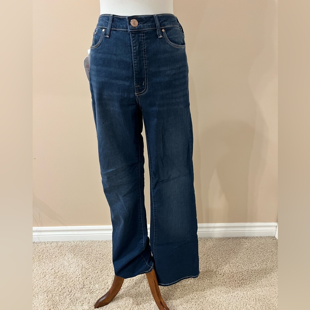 Seven7 Bootcut Jeans Size 10 NWT Dark Wash High Rise (25)